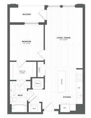 Apartment 540 Floorplan