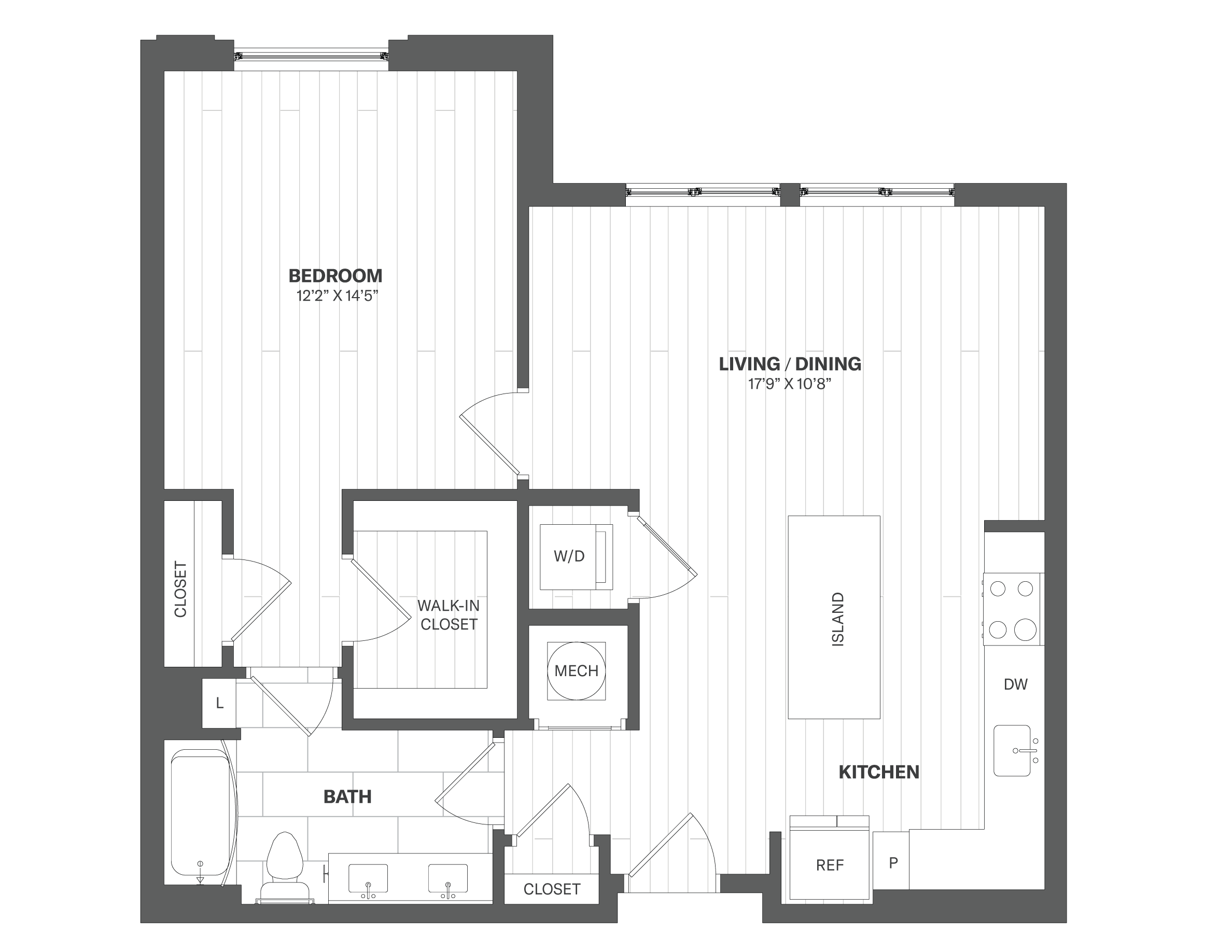 Apartment 435 floorplan