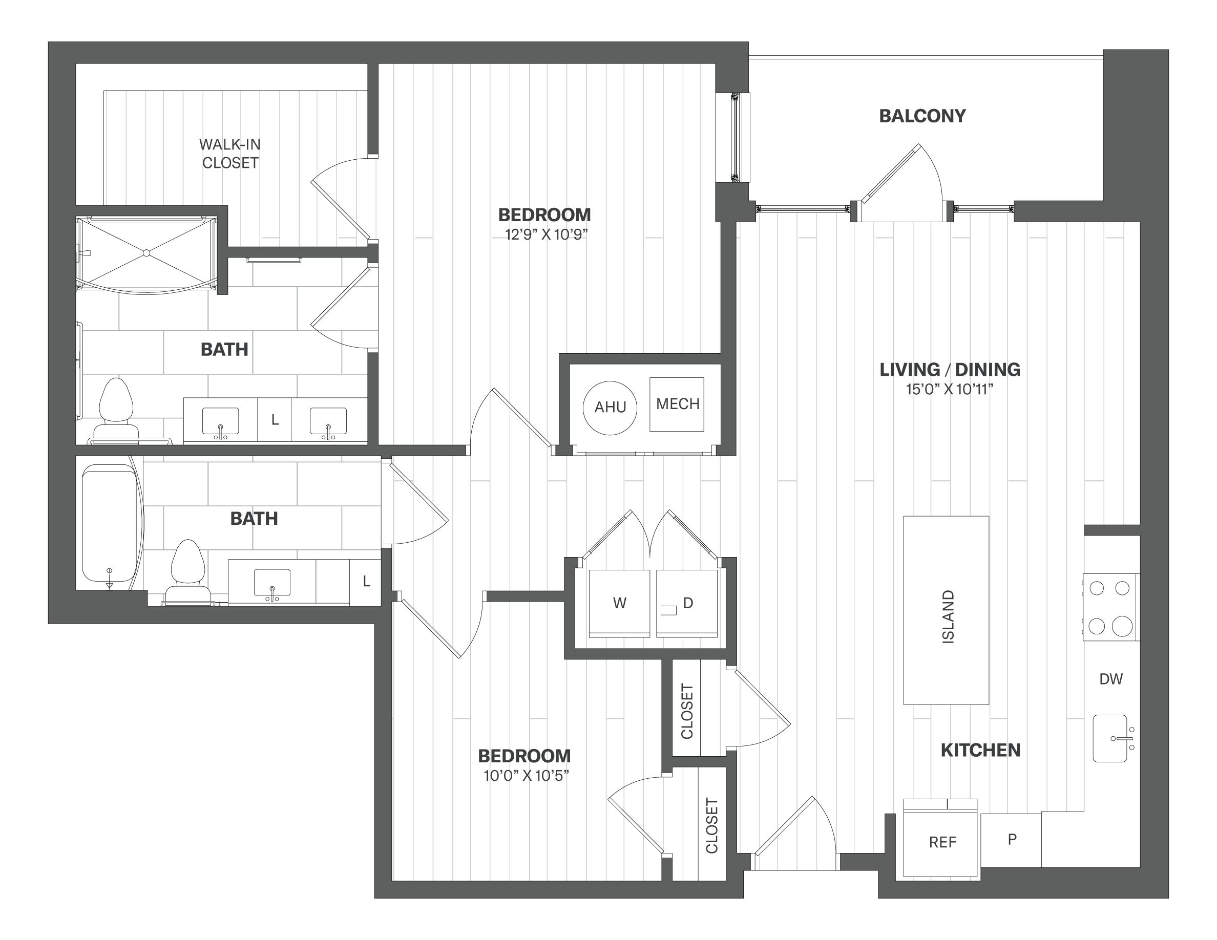 Apartment 424 floorplan