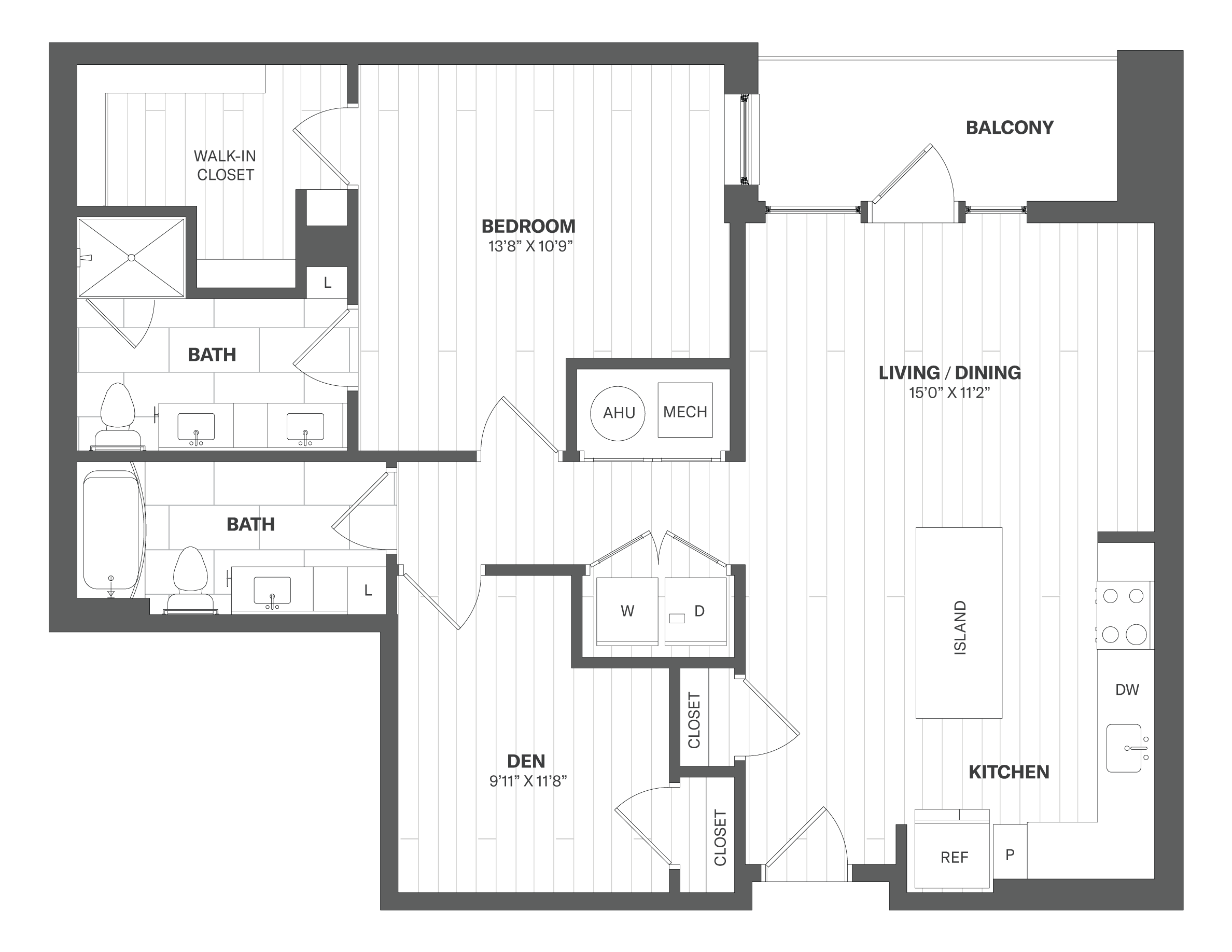 Apartment 624 floorplan