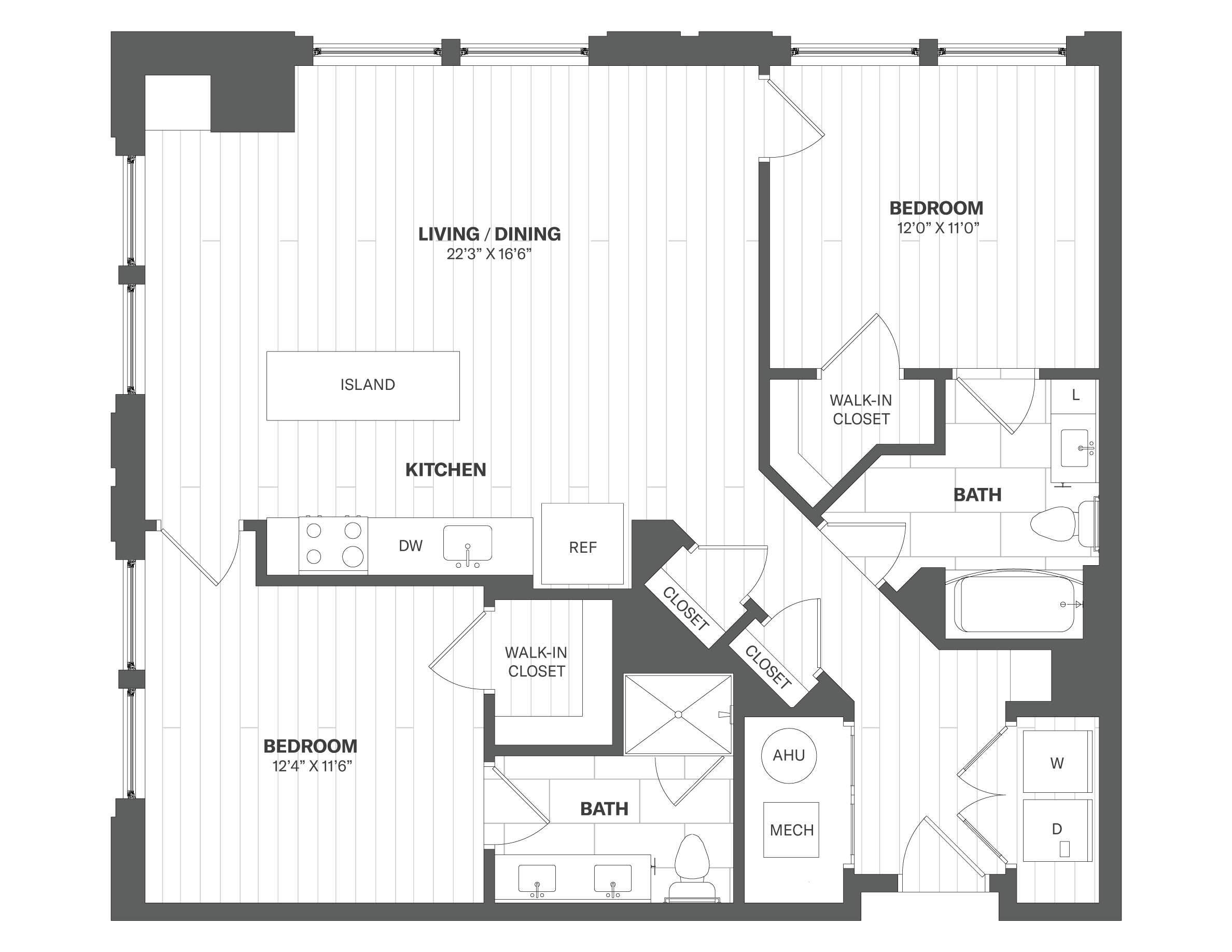 Apartment 829 floorplan