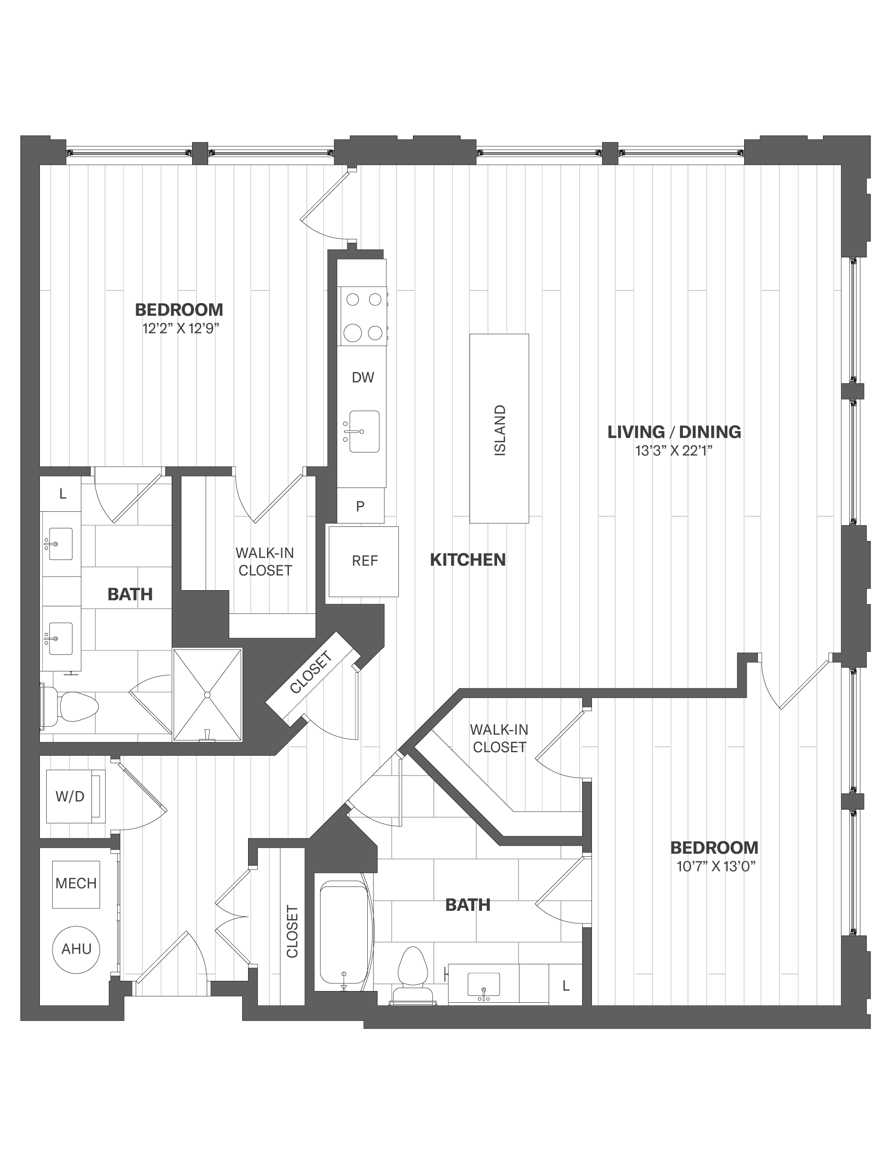 Apartment 801 floorplan