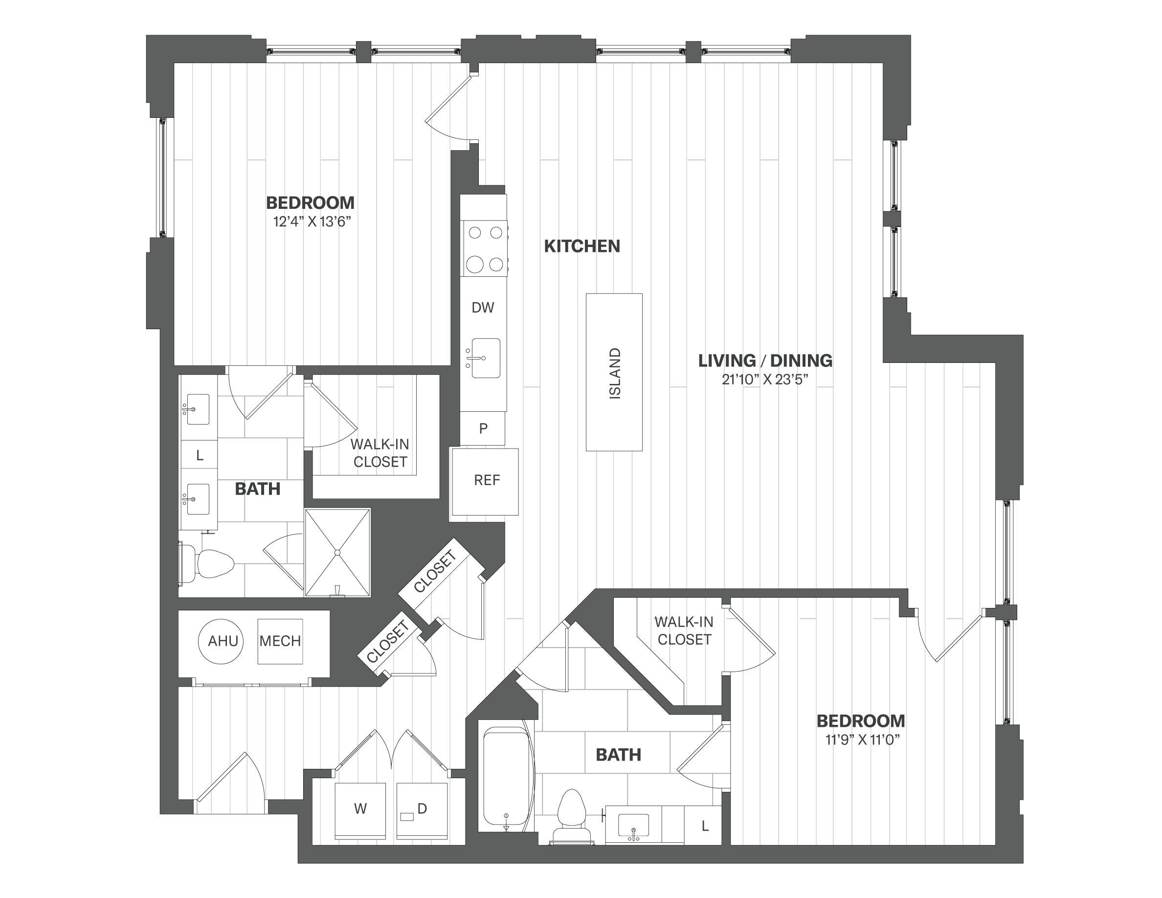 Apartment 821 floorplan