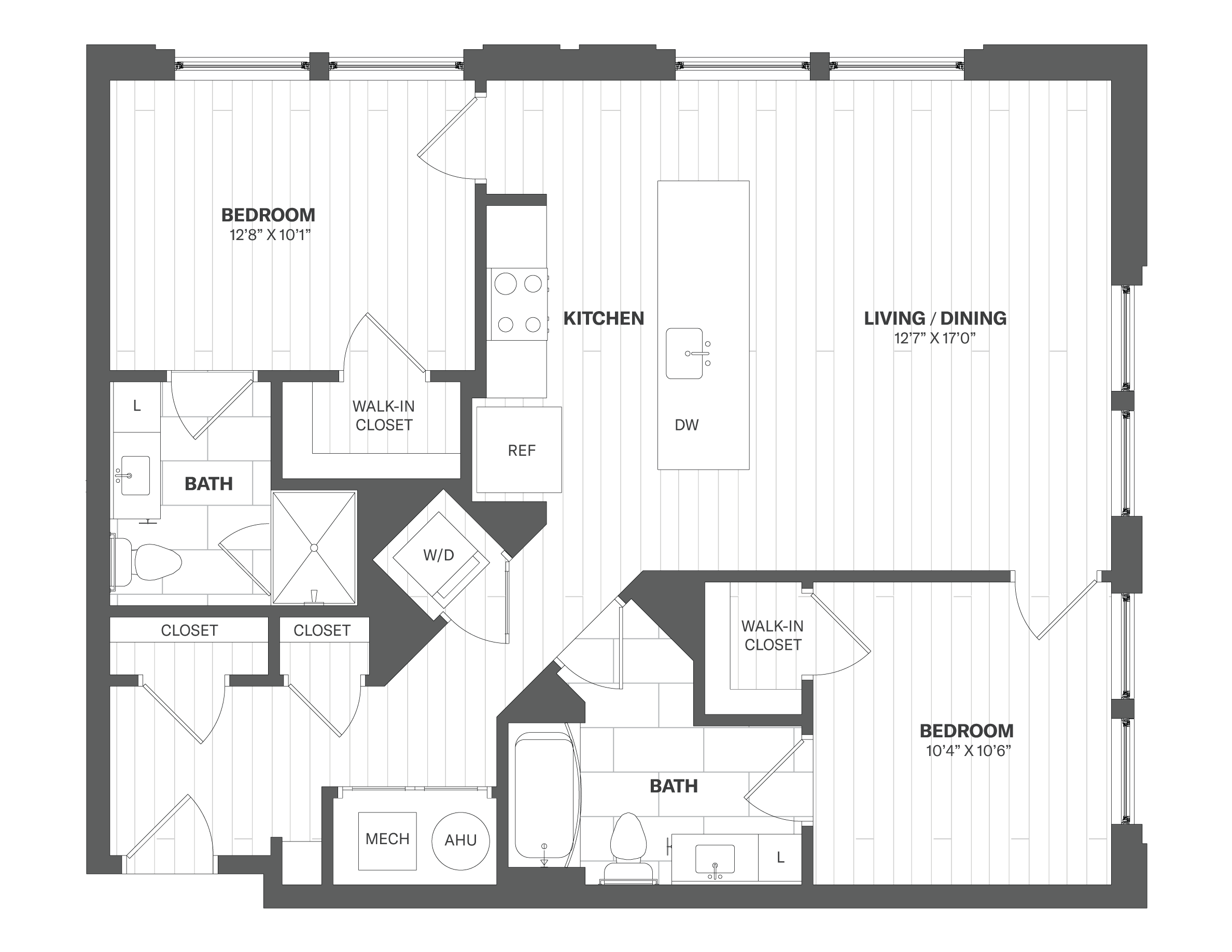 Apartment 451 floorplan