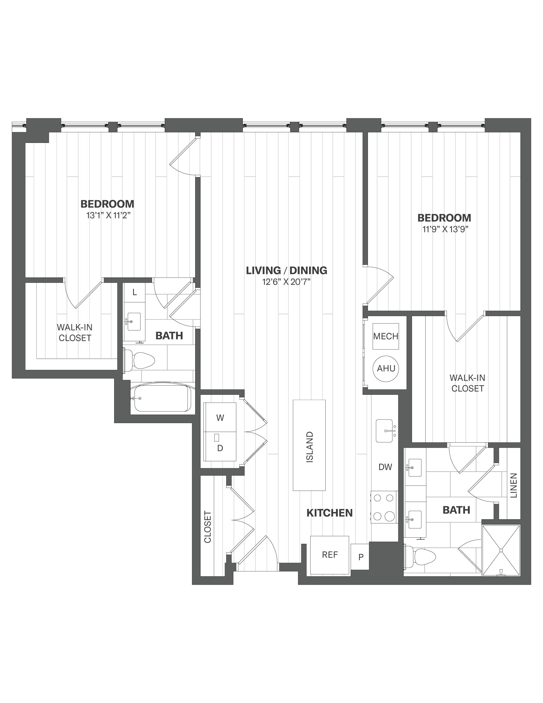 Apartment 846 floorplan