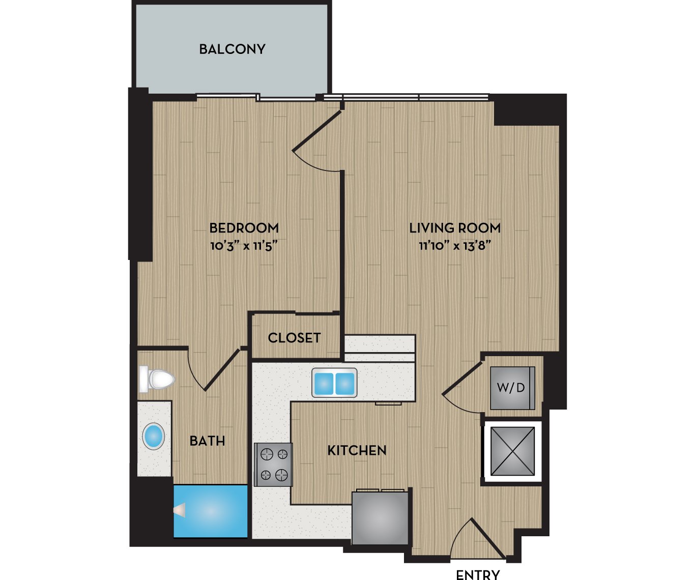 The Luna floor plan