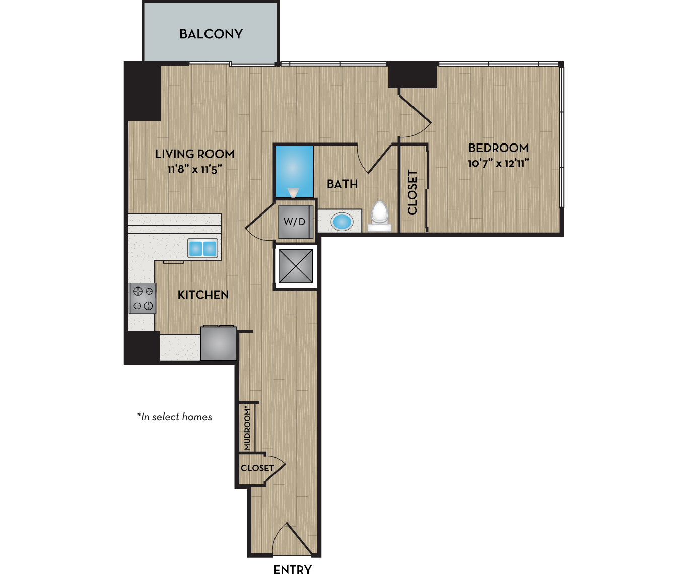 The Luna layout 3