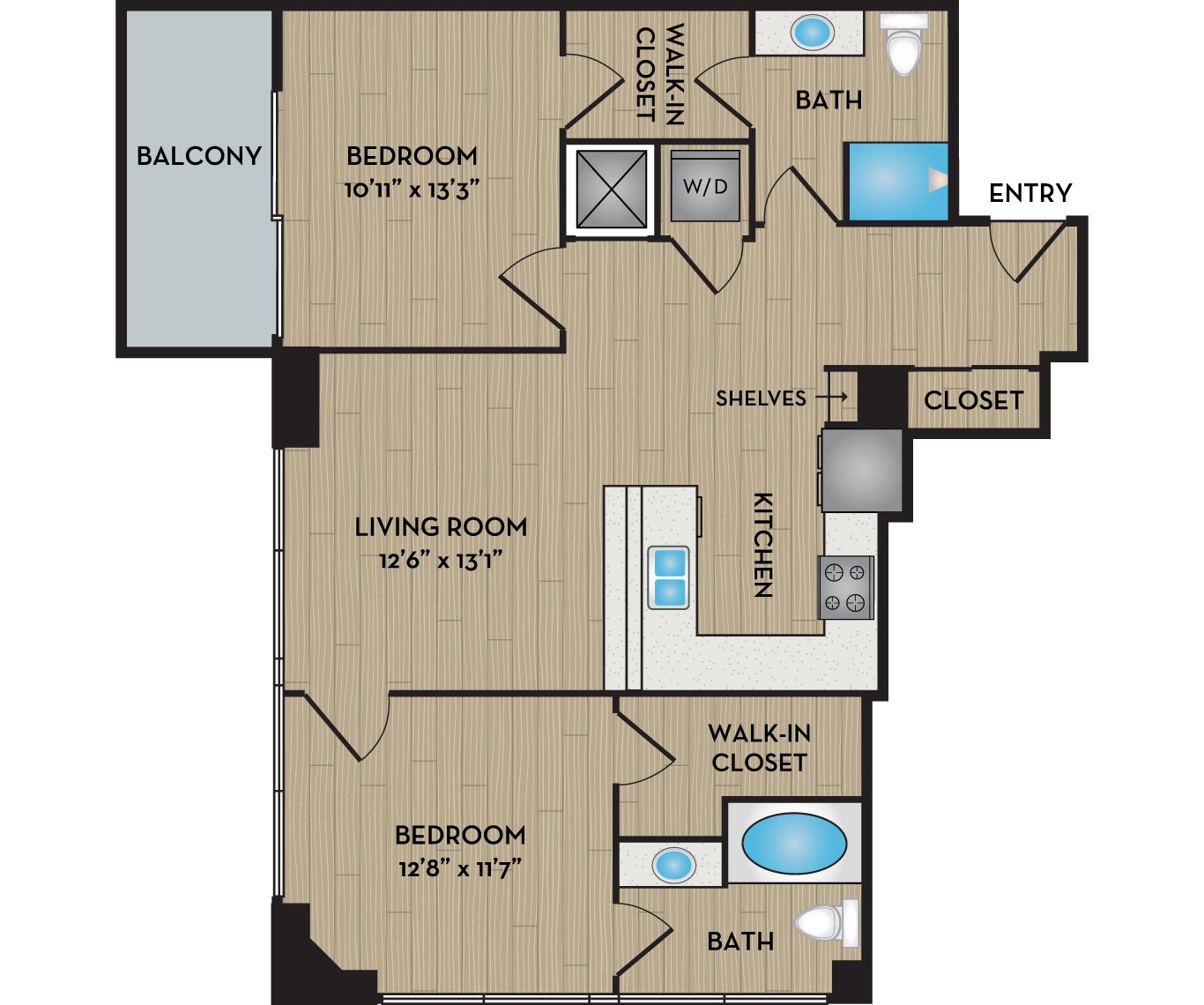 The Aurora floor plan