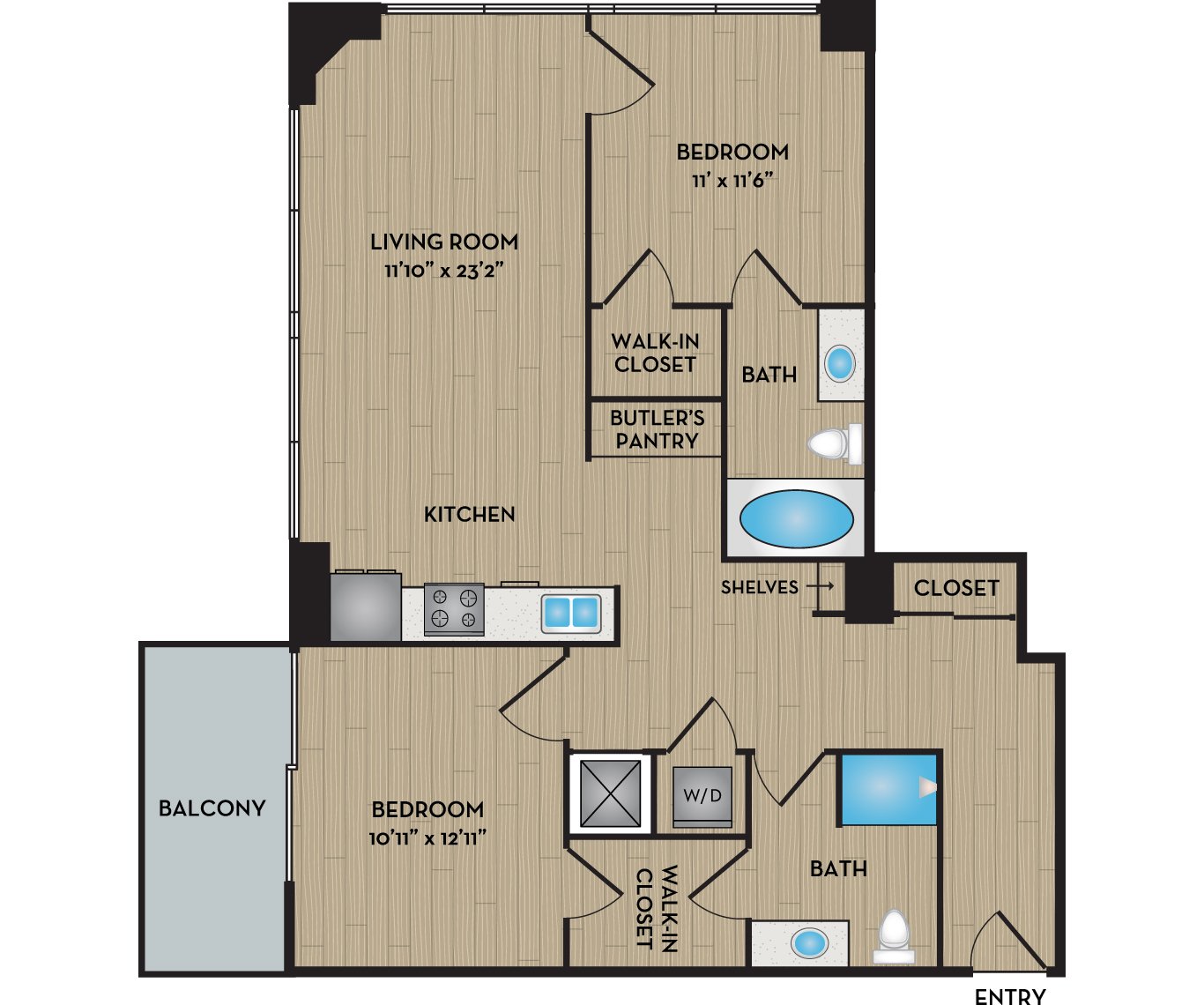 The Aurora layout 3