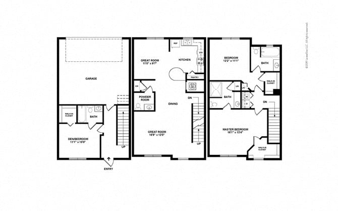 Floor Plan Image of Apartment Apt 20-102