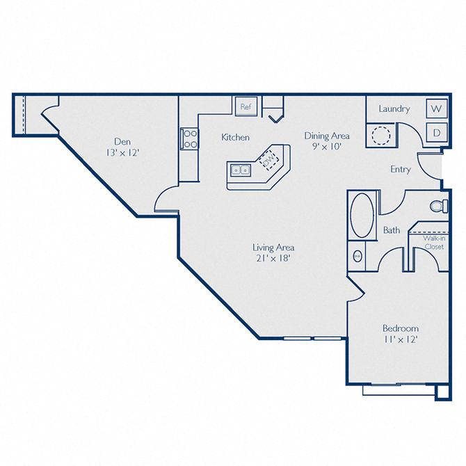 A1D floor plan