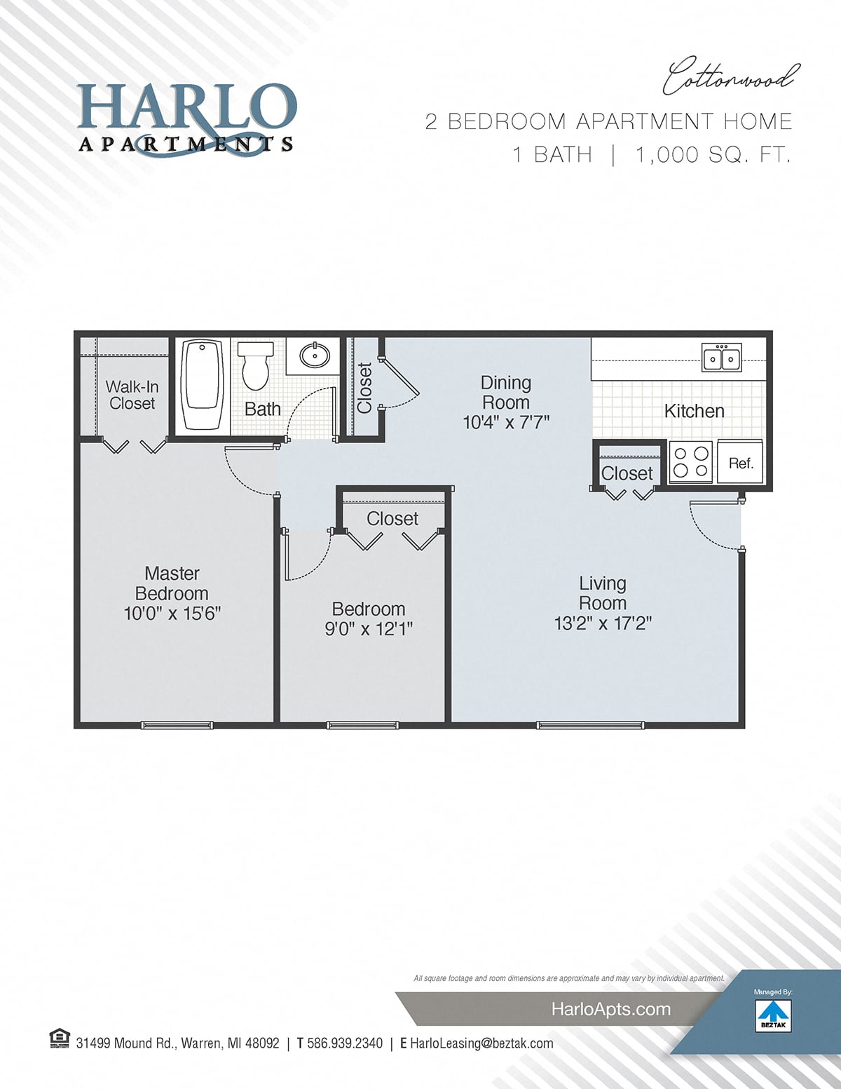 Cottonwood floor plan
