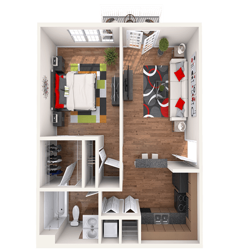 The Bluebird floor plan