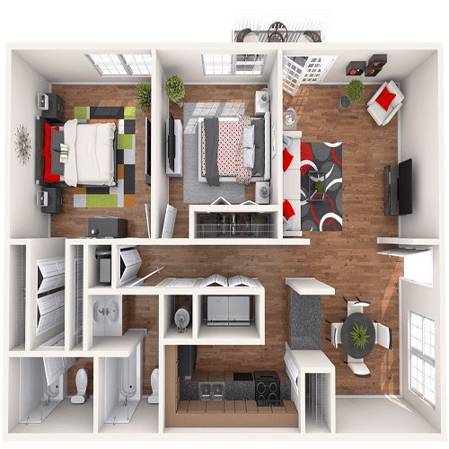 The Titan floor plan