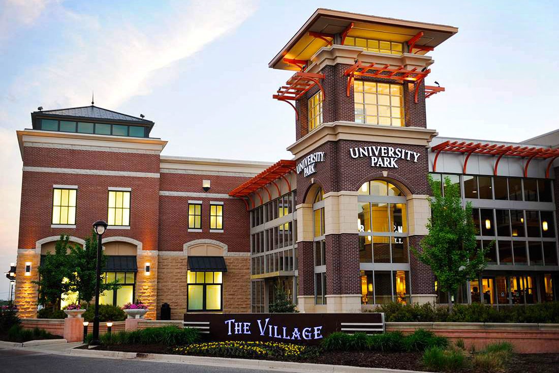 University Park Mall (6 miles away)