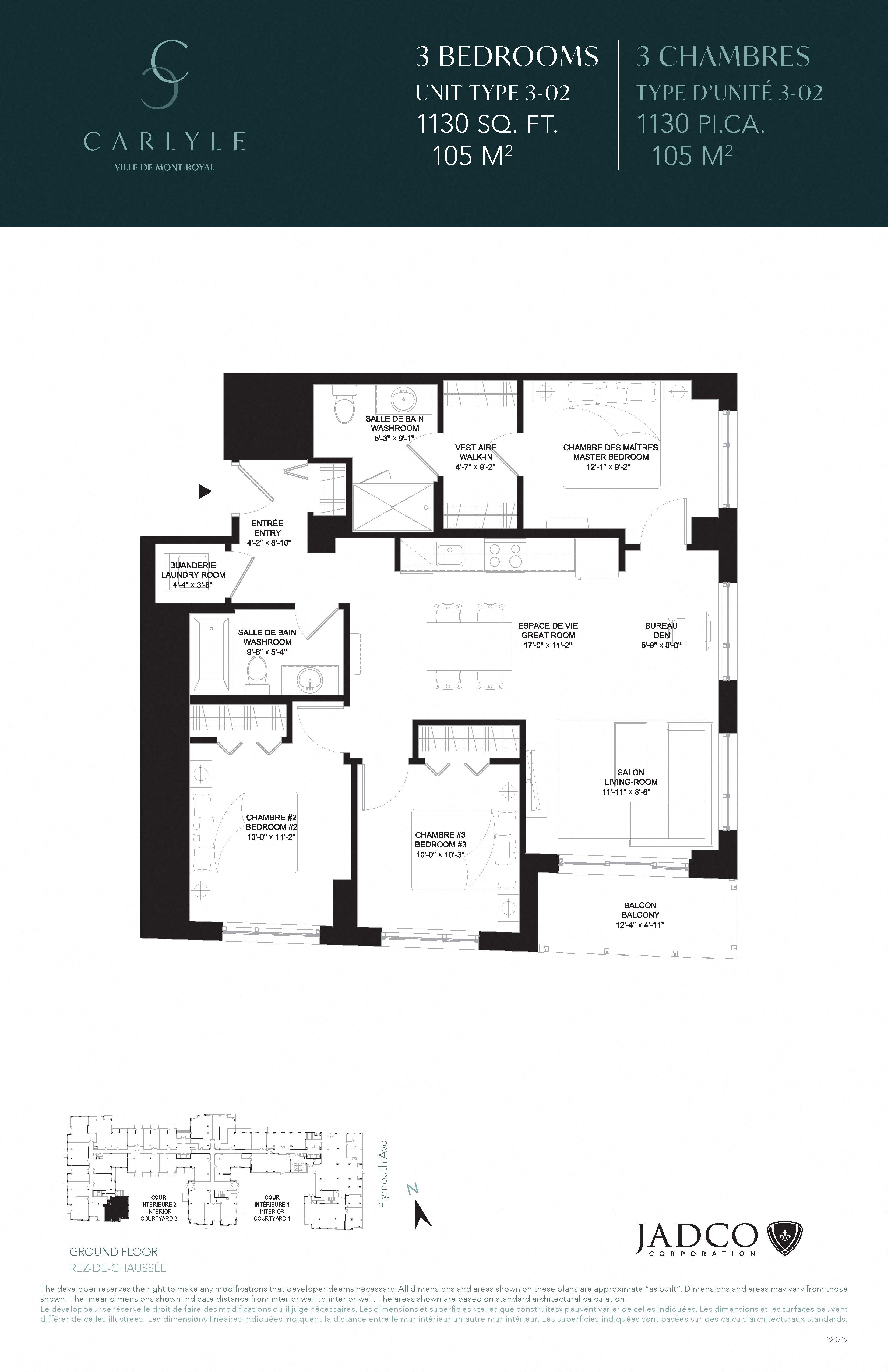 The Met Luxury Rentals Floorplan - 