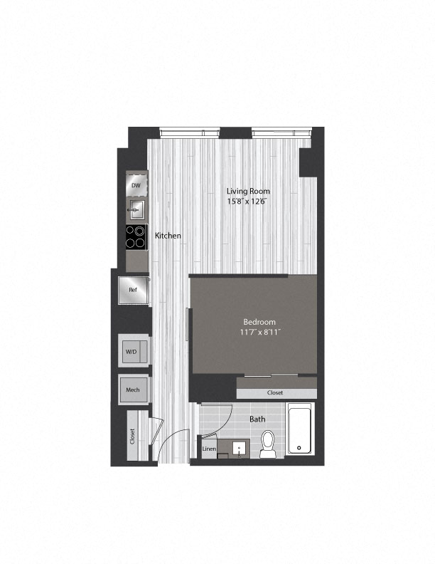 A2 floor plan
