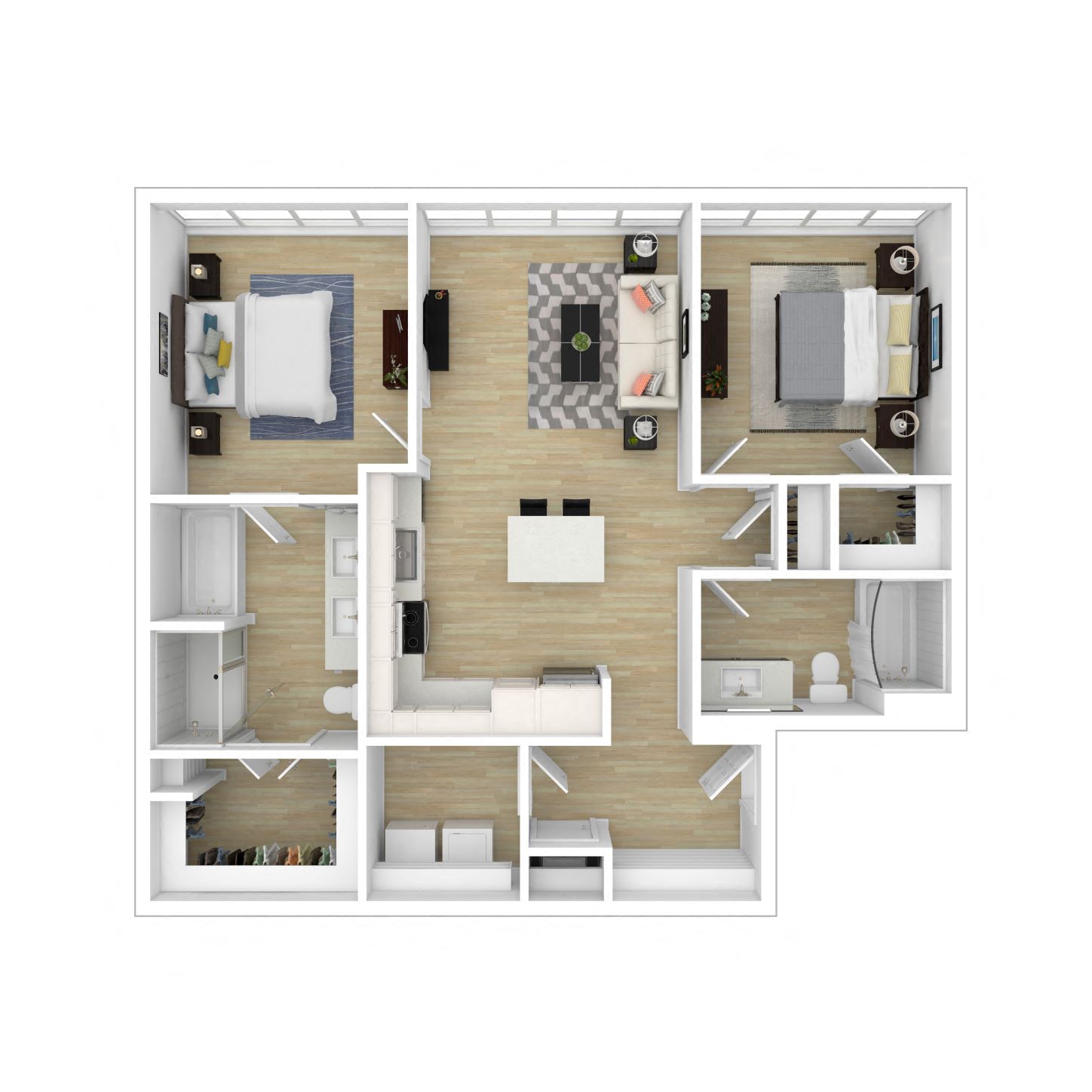 Floor plan layout diagram for 2A - AMFI 120% - INCOME RESTRICTIONS APPLY