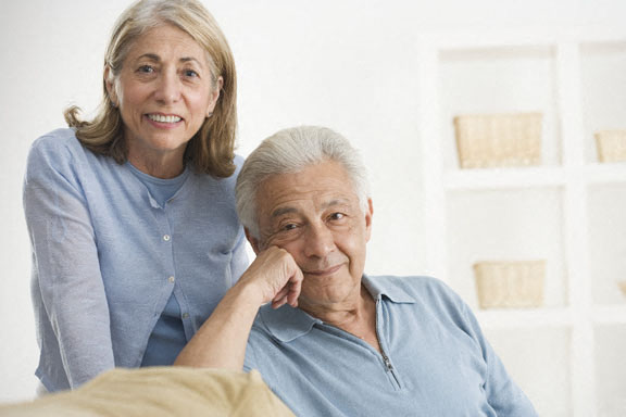 Image of elderly couple