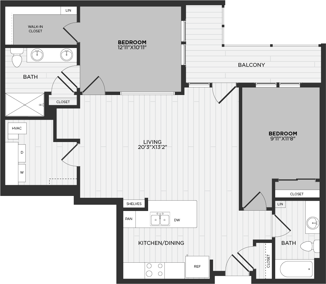 Apartment 427 floorplan