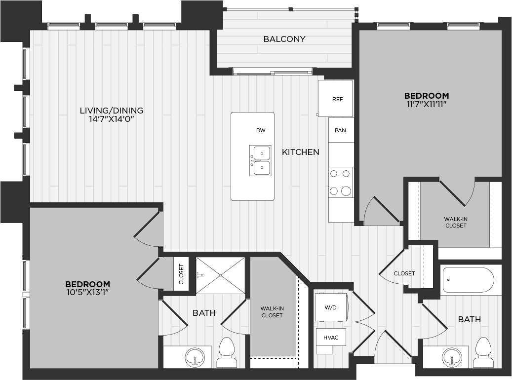 Apartment 342 floorplan