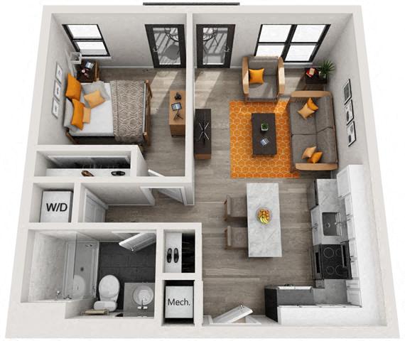 Canal floor plan