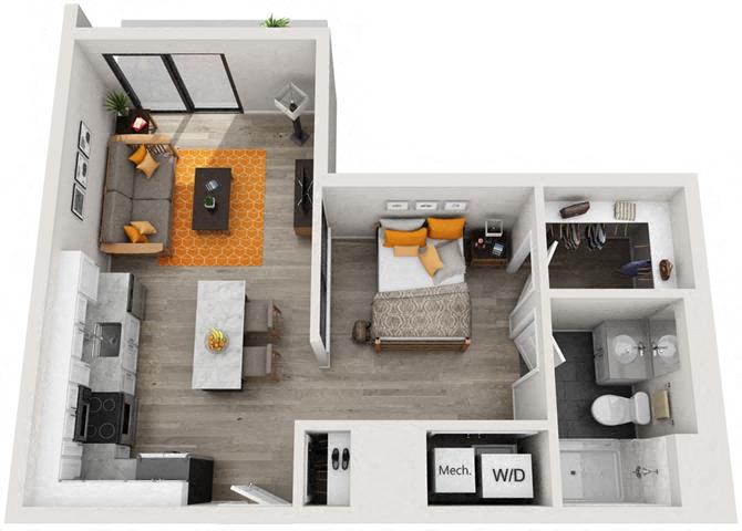 West floor plan