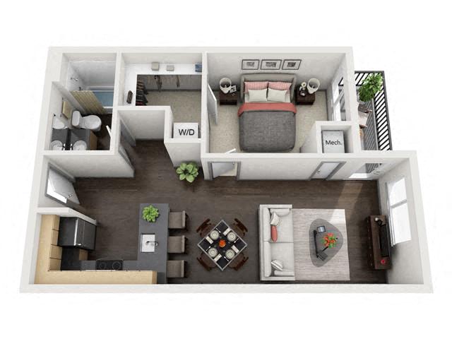 The Carriage floor plan