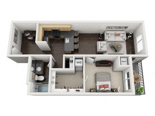 The Coach floor plan