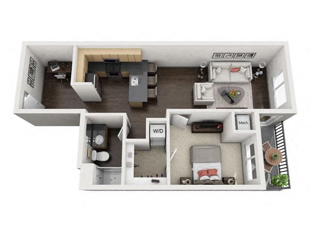 The Piston floor plan