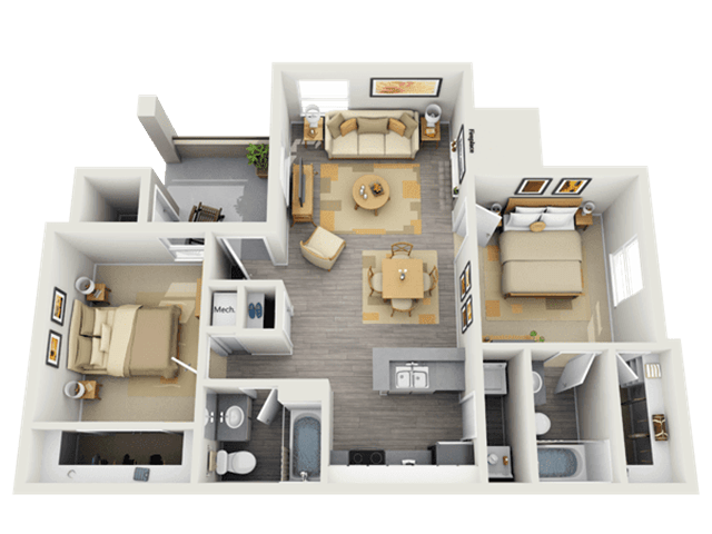The Crest floor plan