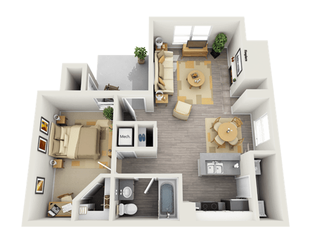 The Foothills floor plan