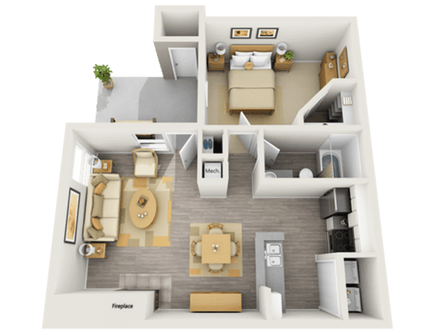 The Timberline floor plan