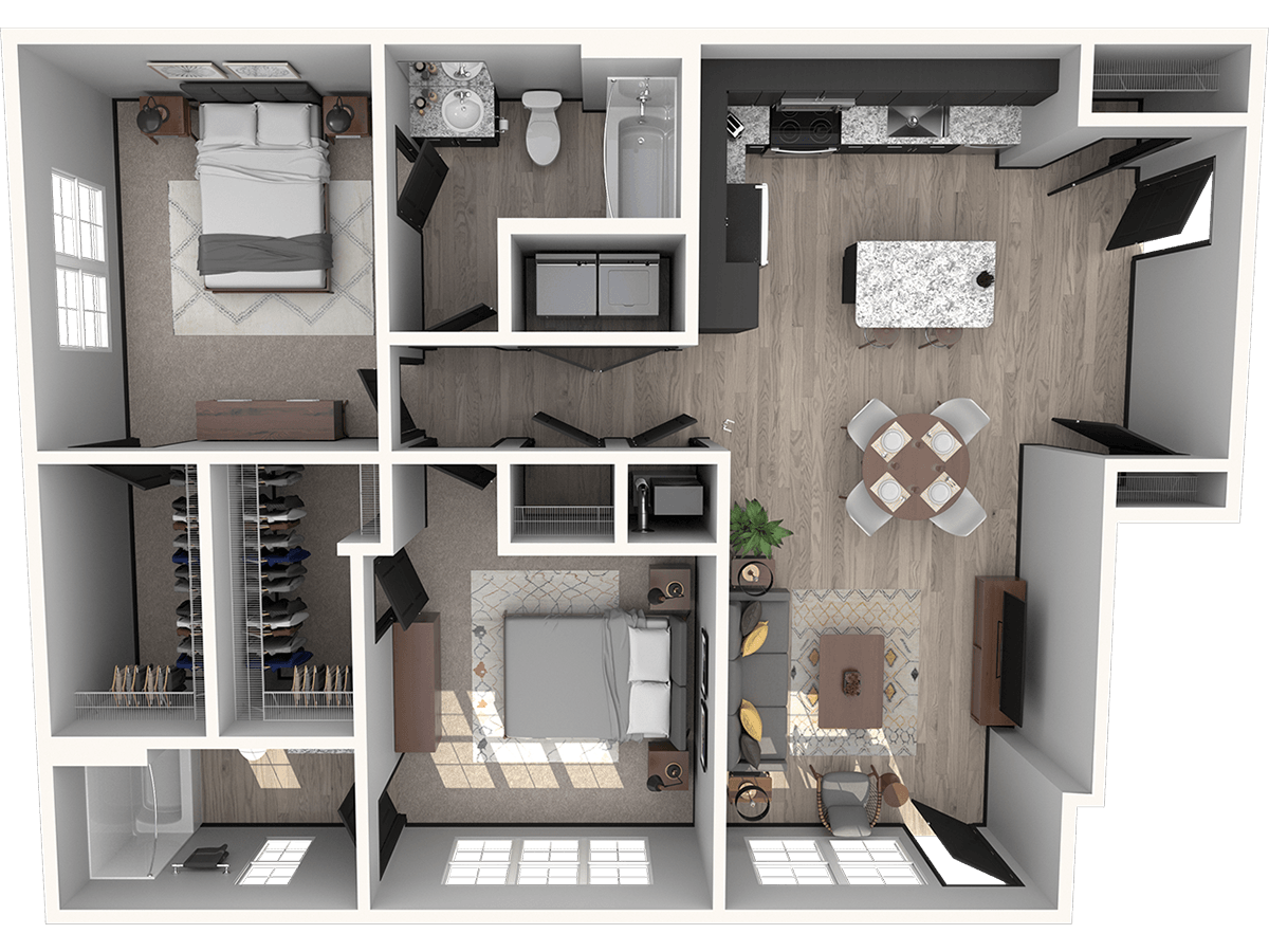 Avra - Garage floor plan