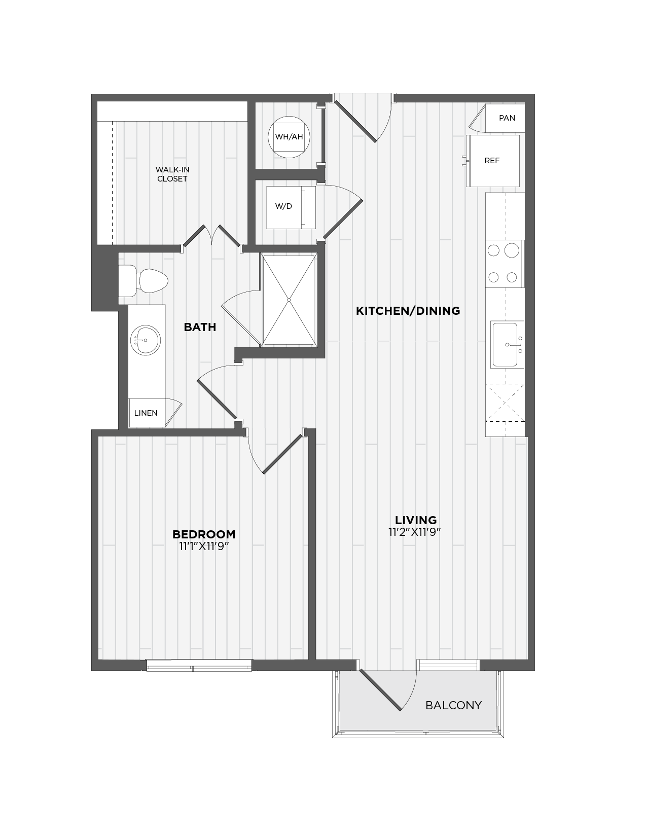 Floor Plan Image of Apartment Apt 219