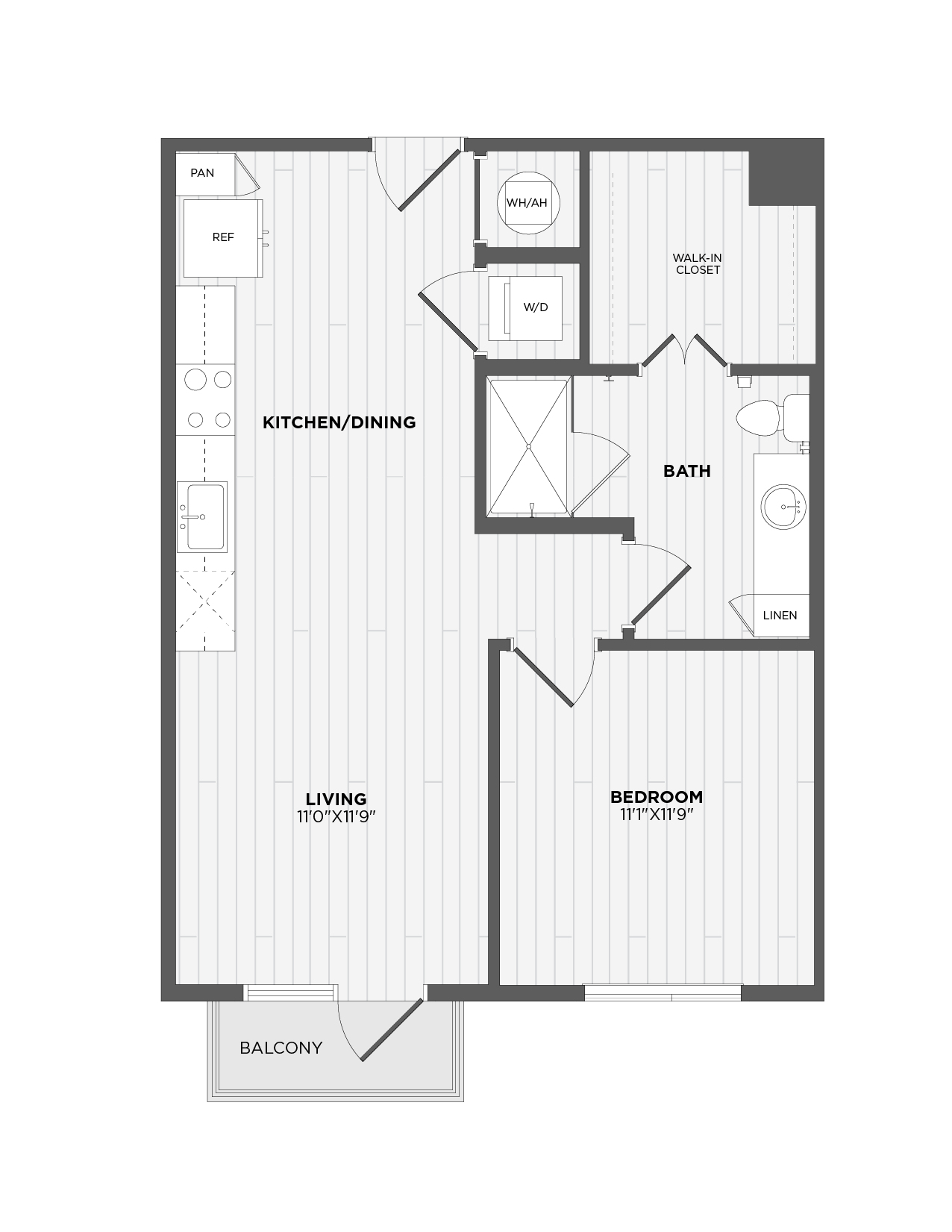 Floor Plan Image of Apartment Apt 317