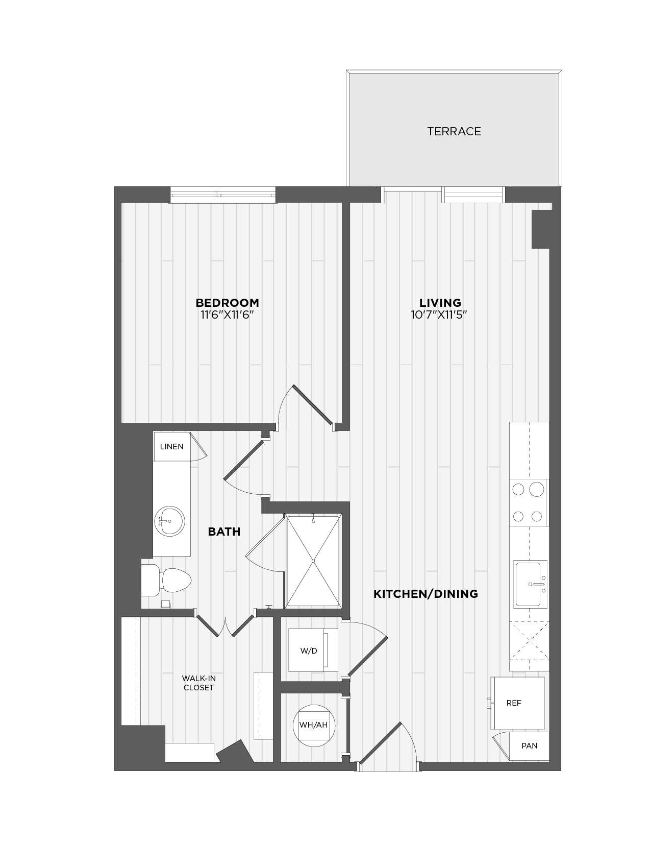 Floor Plan Image of Apartment Apt 117
