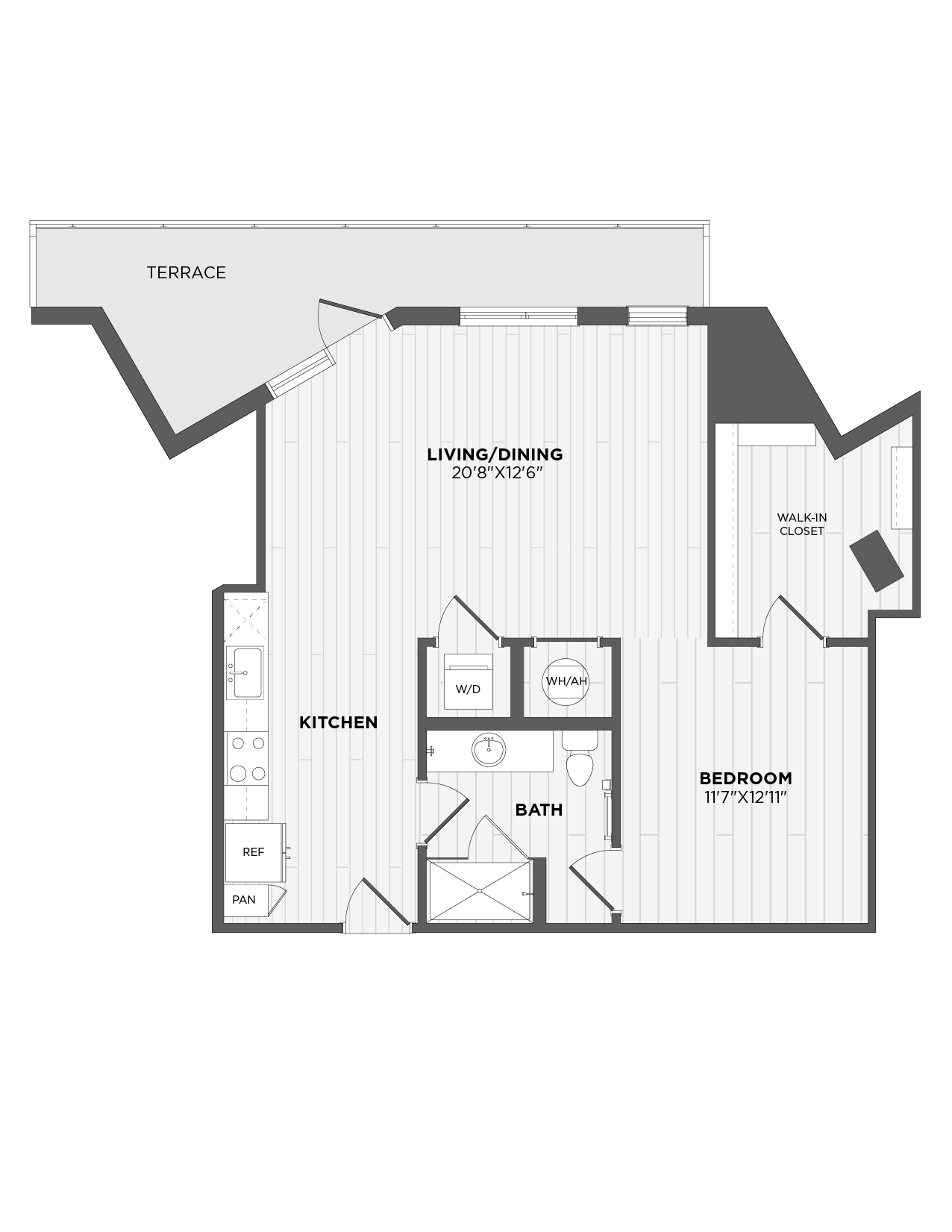 Floor Plan Image of Apartment Apt 114