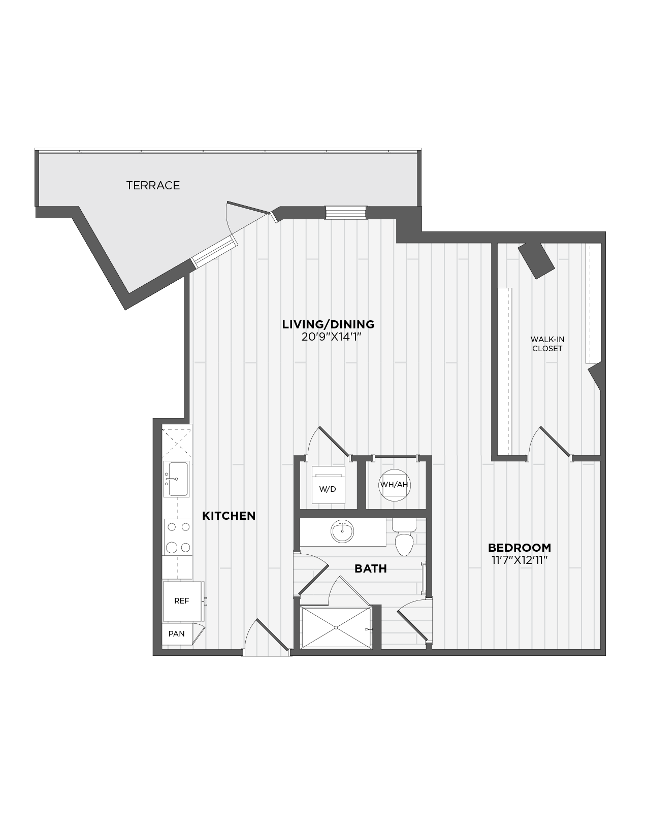 Floor Plan Image of Apartment Apt 118