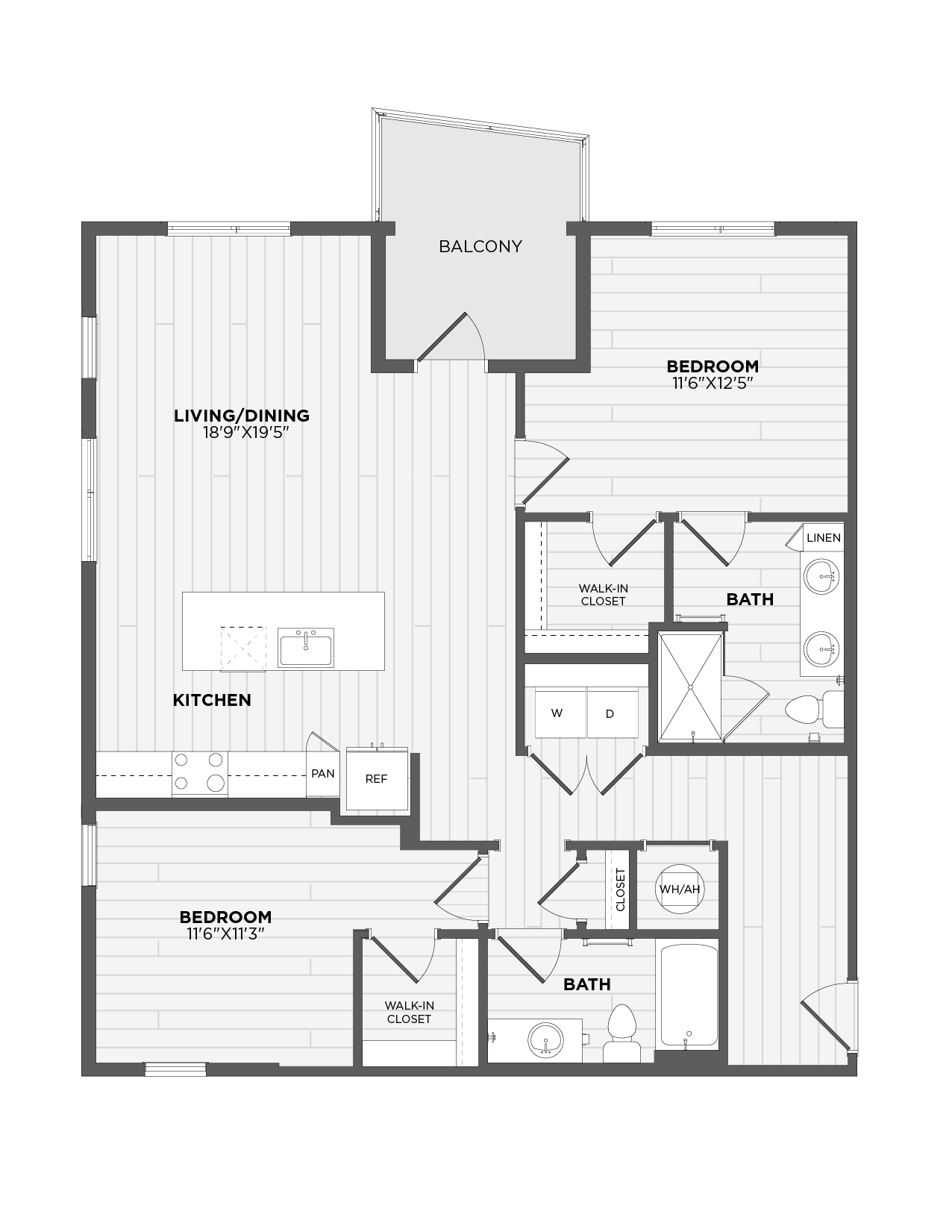 Floor Plan Image of Apartment Apt 531