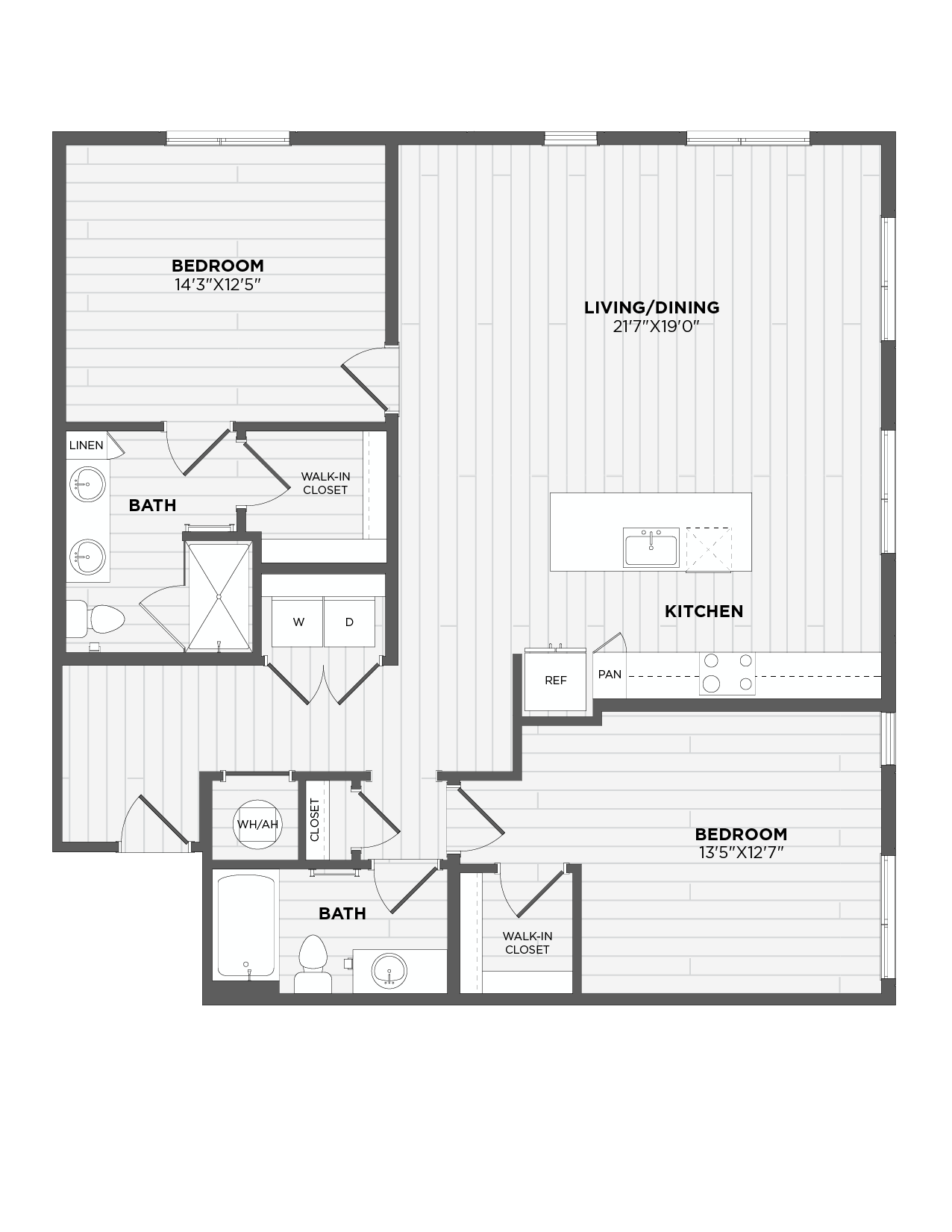 Floor Plan Image of Apartment Apt 326