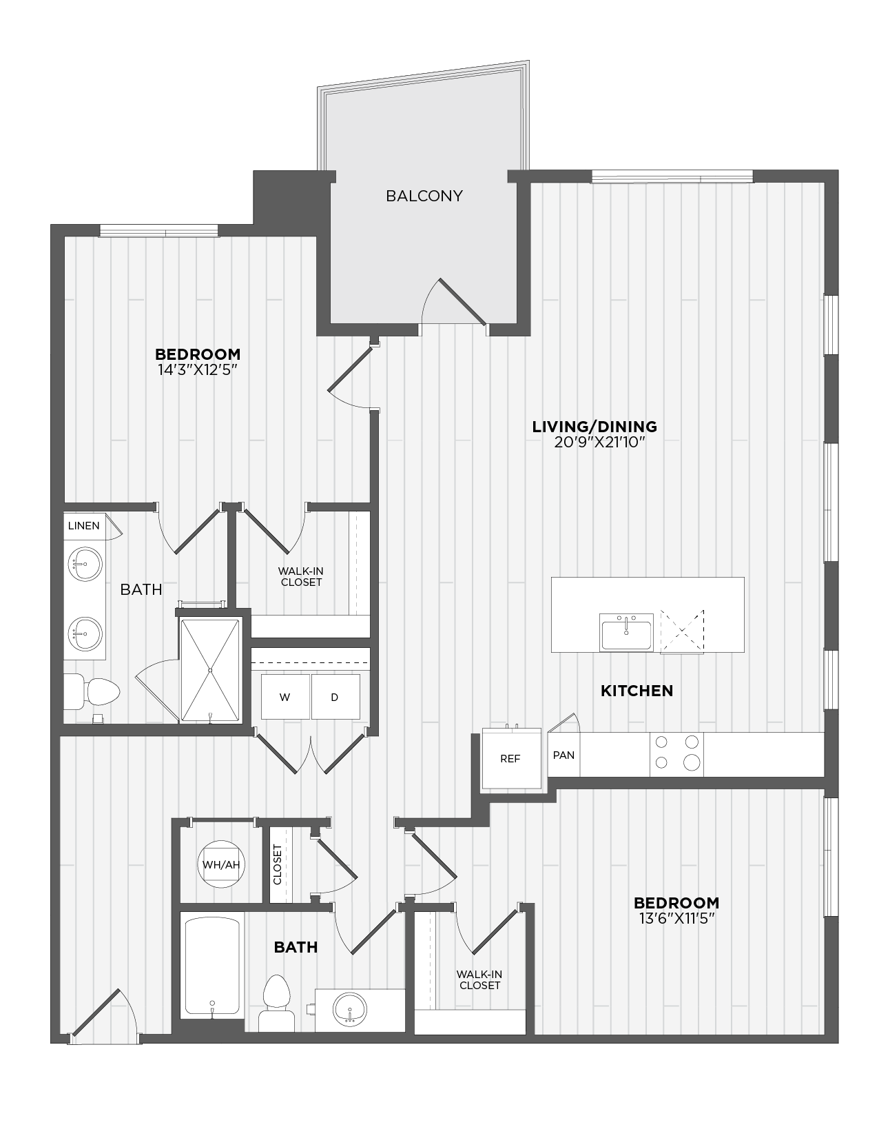 Floor Plan Image of Apartment Apt 508