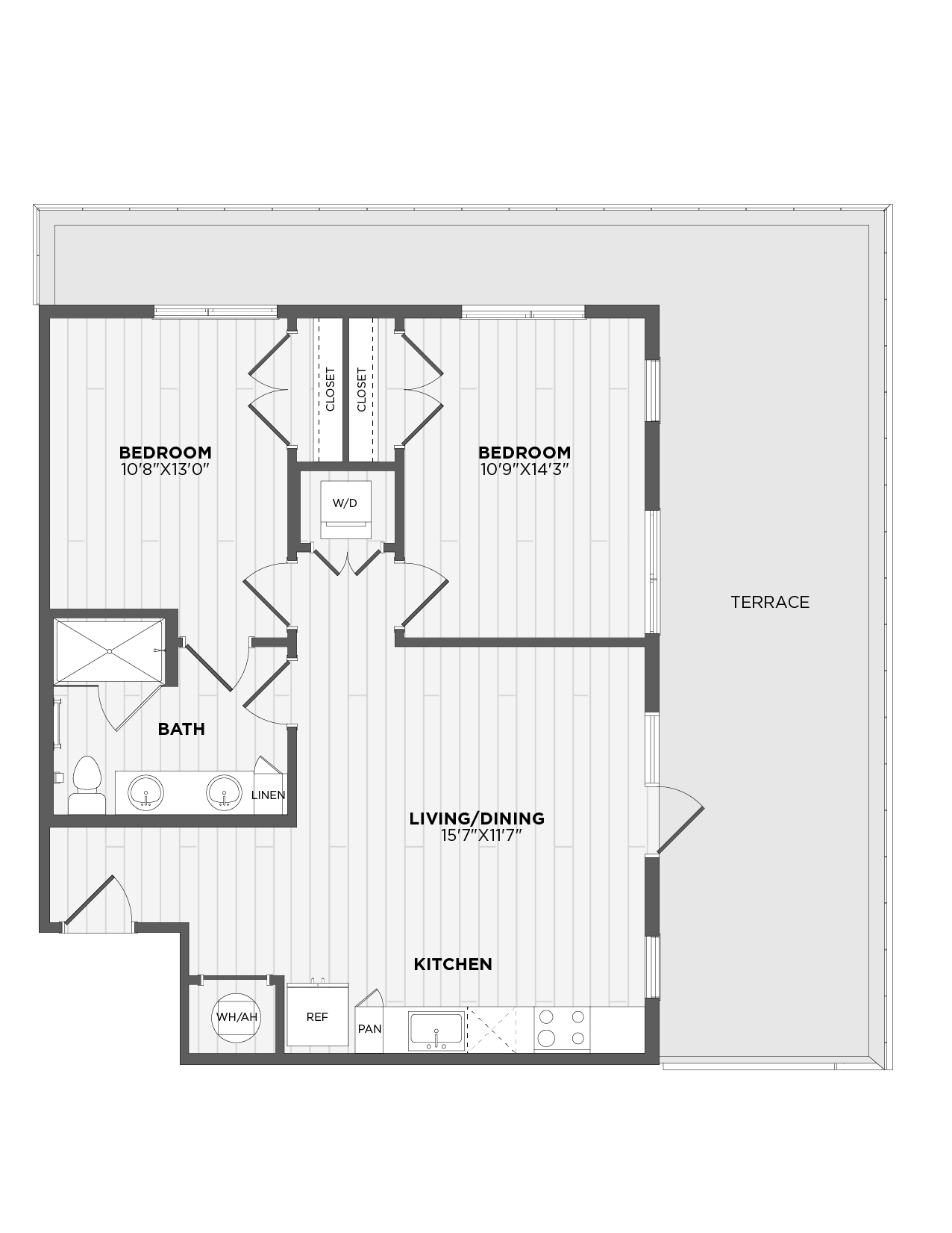 Floor Plan Image of Apartment Apt 626