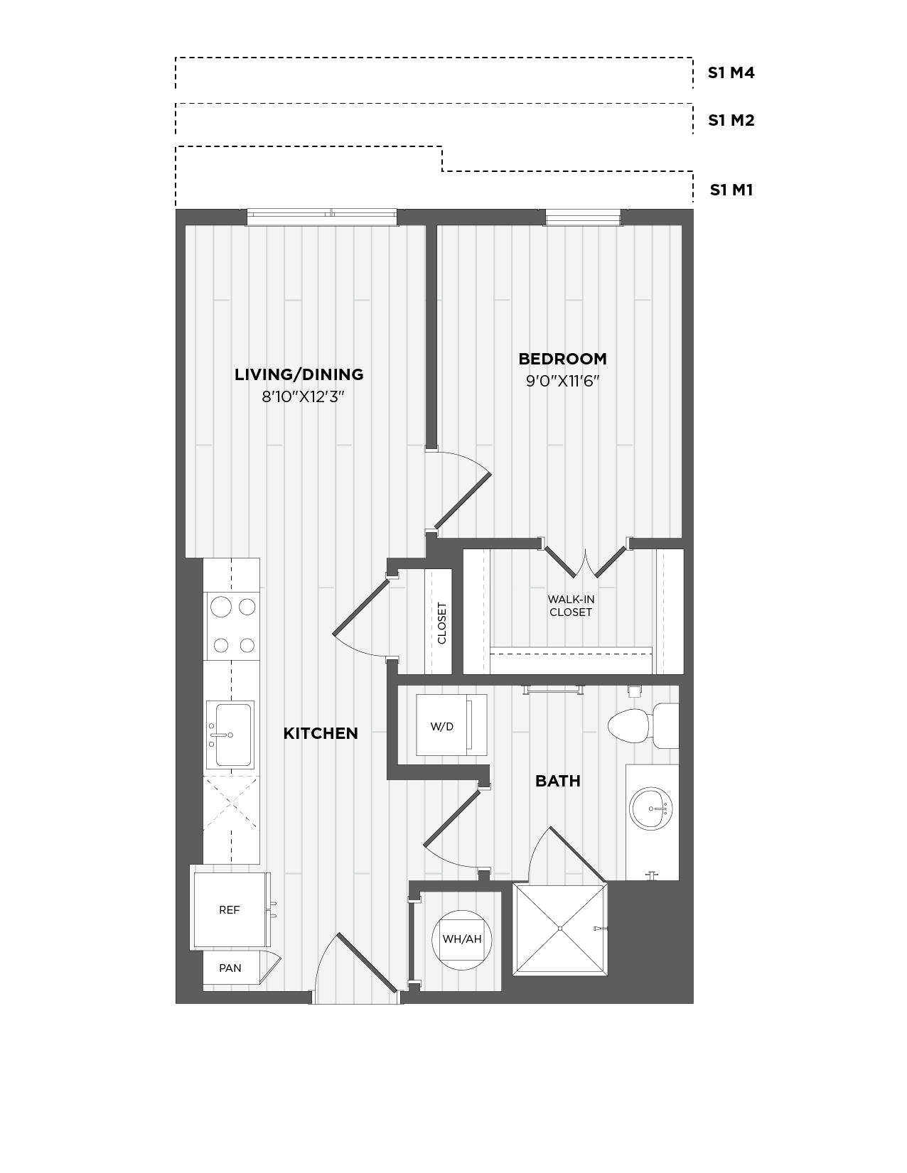 Floor Plan Image of Apartment Apt 505