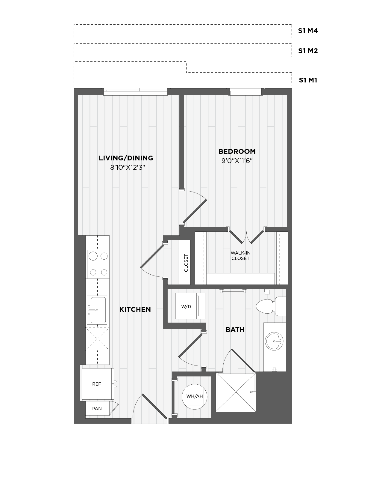 Floor Plan Image of Apartment Apt 221