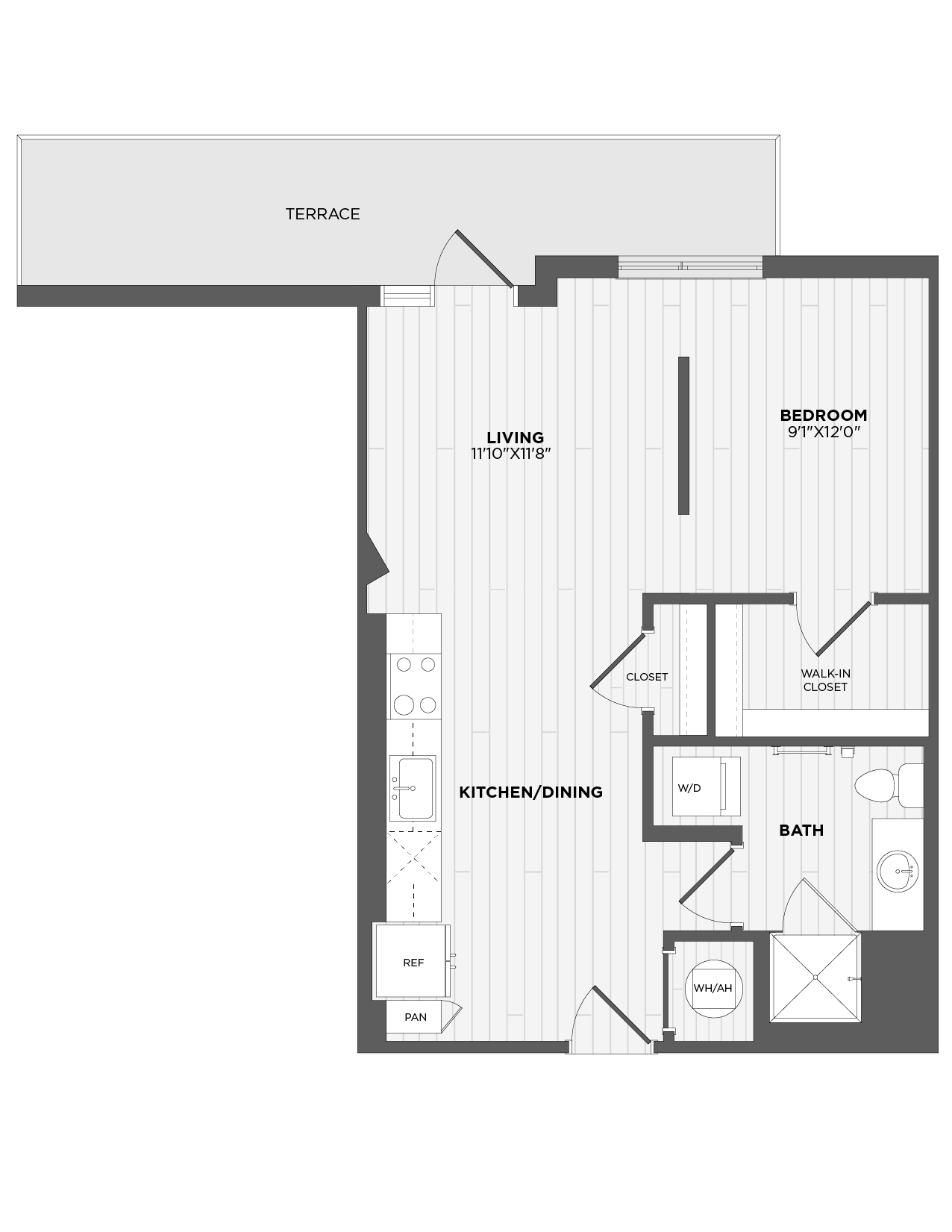 Floor Plan Image of Apartment Apt 120