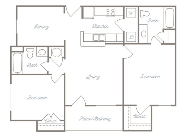 The Crockett floor plan