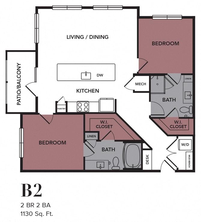 Floor Plan B2 Layout
