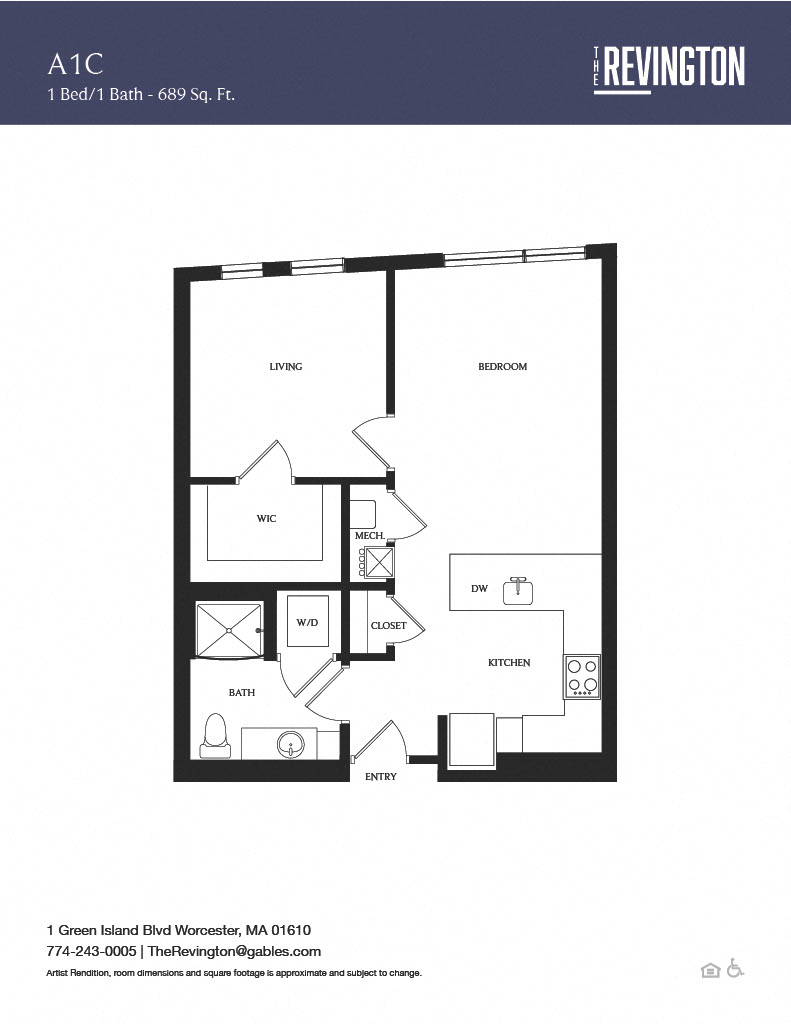 A1C floor plan