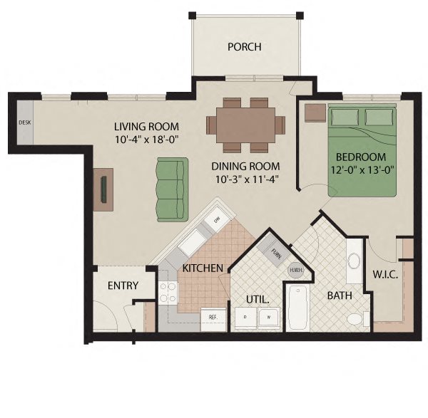 Claremont Lancaster 1 Bedroom
